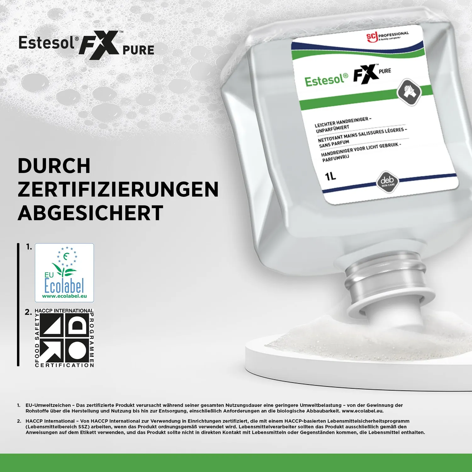 SC Johnson Professional Estesol FX Pure Schaumhandreiniger 1 L parfümfrei