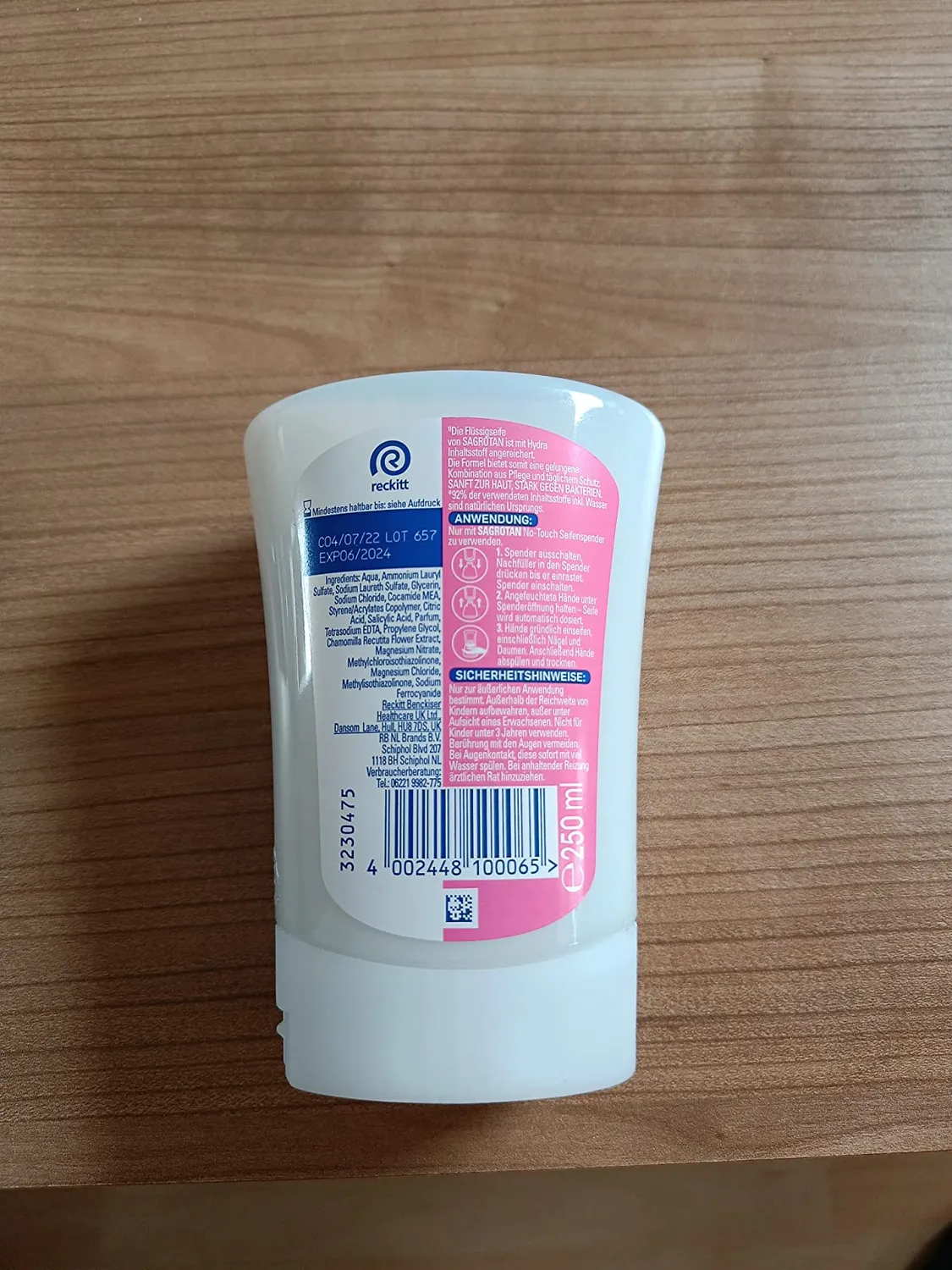 Sagrotan No-Touch Flüssigseife Kamille 5x250ml Nachfüller