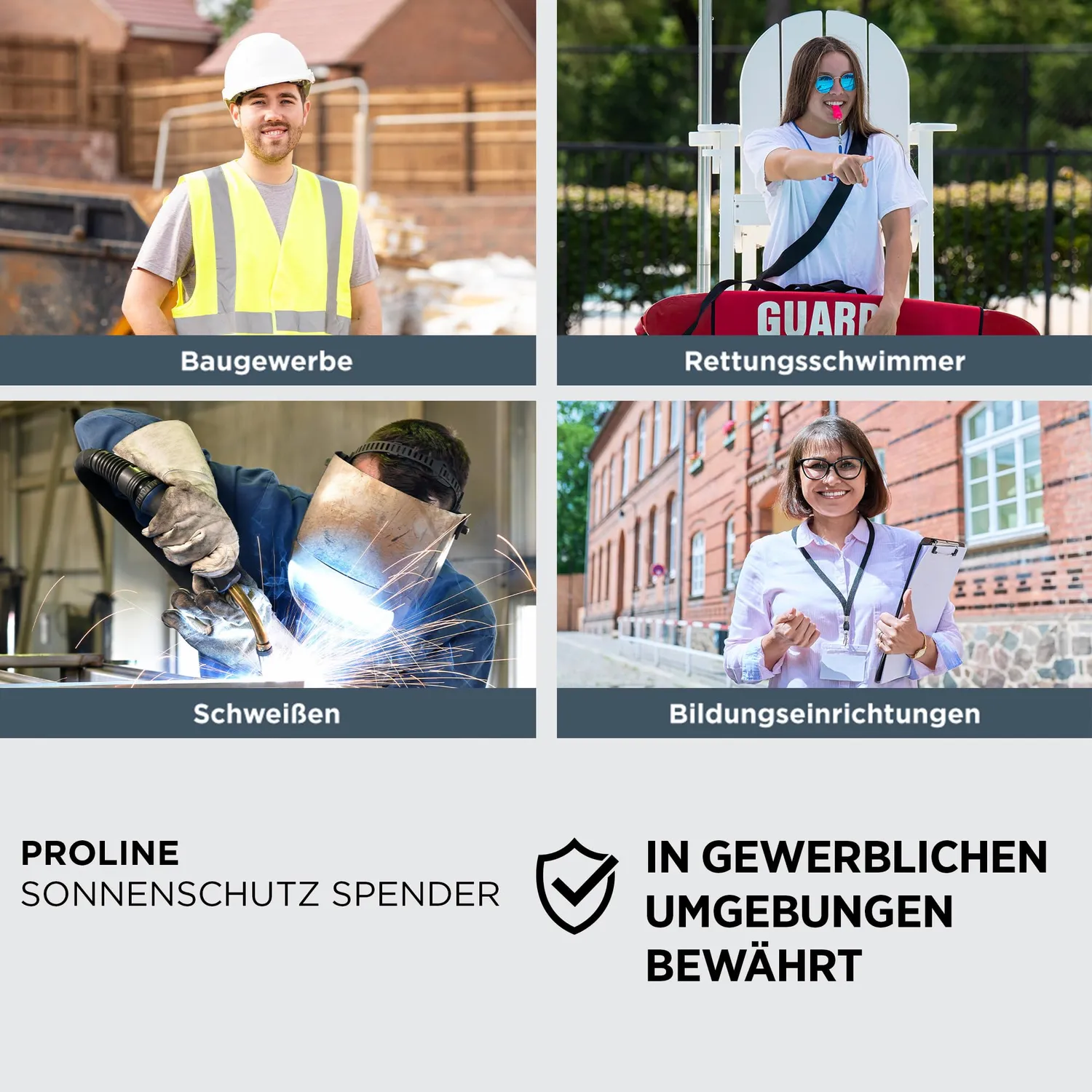 SC Johnson Sonnenschutz Spender 1 L Sonnencreme dosiert