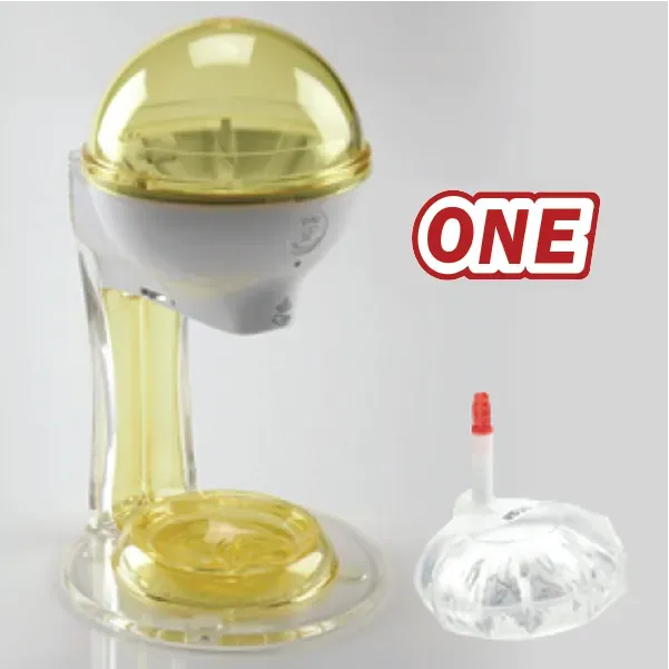 Germstar G2 Desinfektionsspender Starterset ONE Weiß-Gelb 12oz