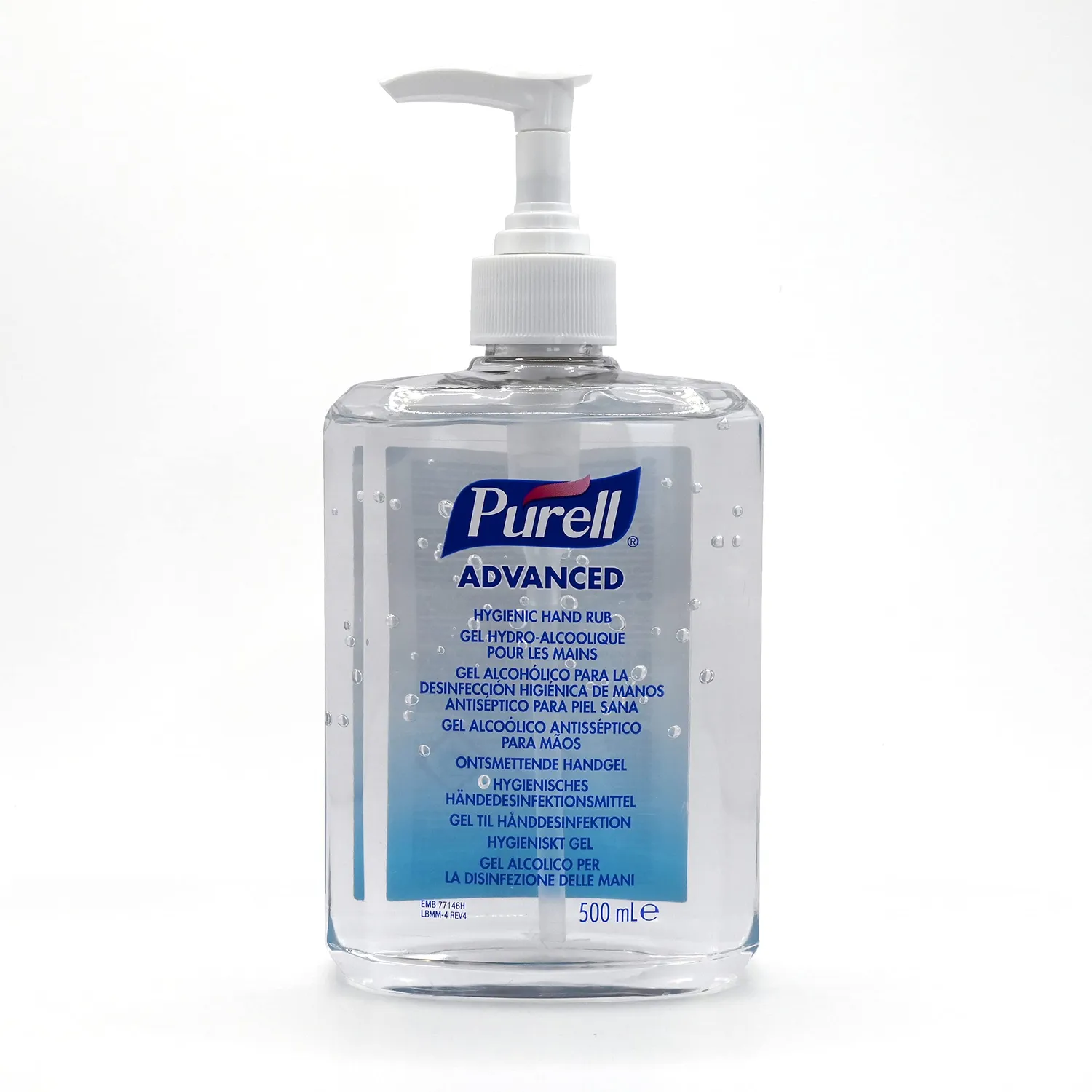 Purell Advanced Händedesinfektionsgel 500ml Pumpflasche unparfümiert