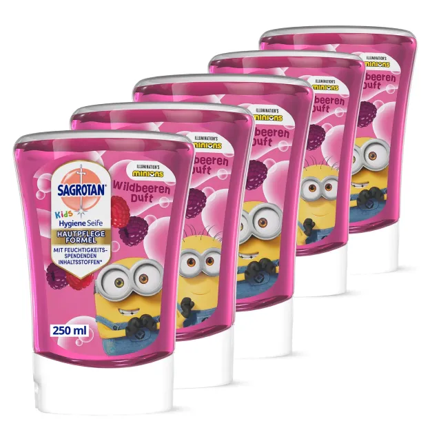 Sagrotan Kids No-Touch Nachfüller Wildbeere 5x250 ml Seife