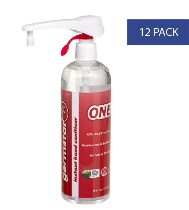 Germstar ONE Pumpflasche 16oz 12er Pack Händedesinfektion