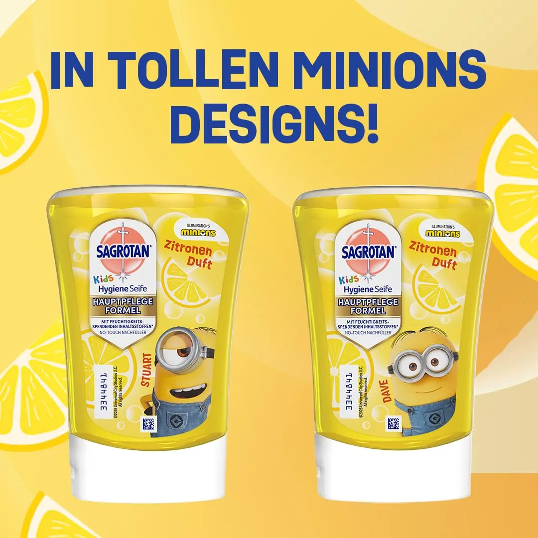 Sagrotan Kids No-Touch Handseife Zitrone 5x250ml Minions