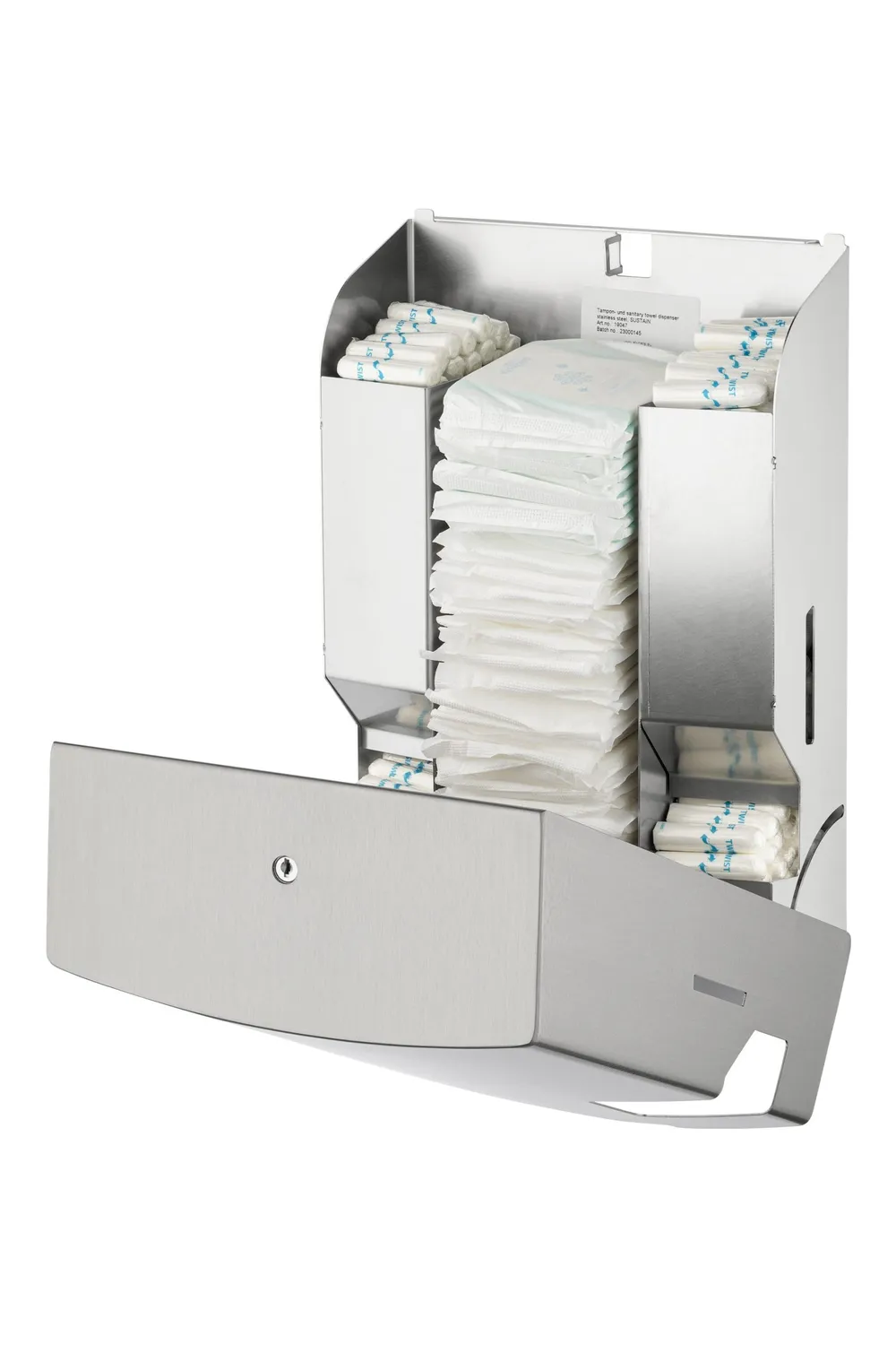 Euraneg SP4010 Trio Tamponspender Binden Edelstahl 250 Stk