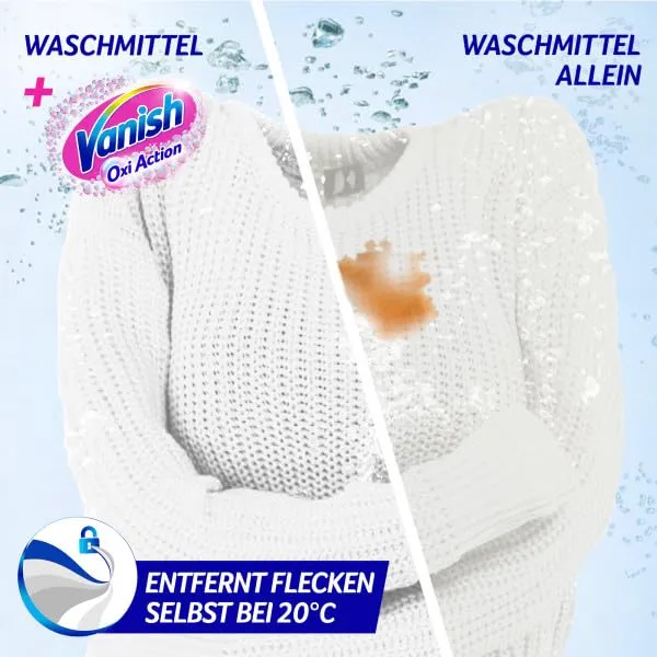 Sagrotan Hygienespüler 1,5L + Vanish Powerweiss 550g Set frisch