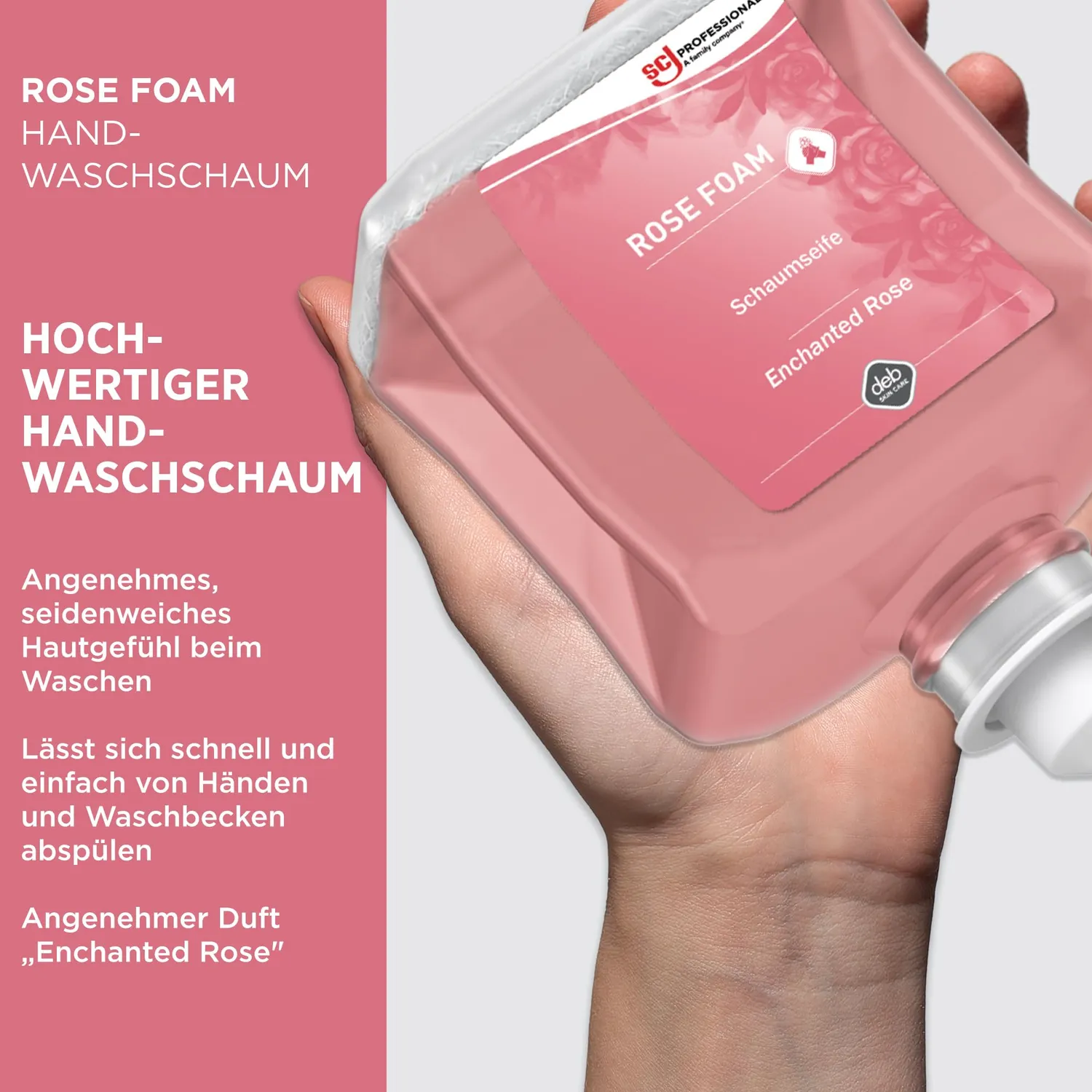 SC Johnson Professional Refresh Rose Foam Schaumseife 1 L Rosenduft
