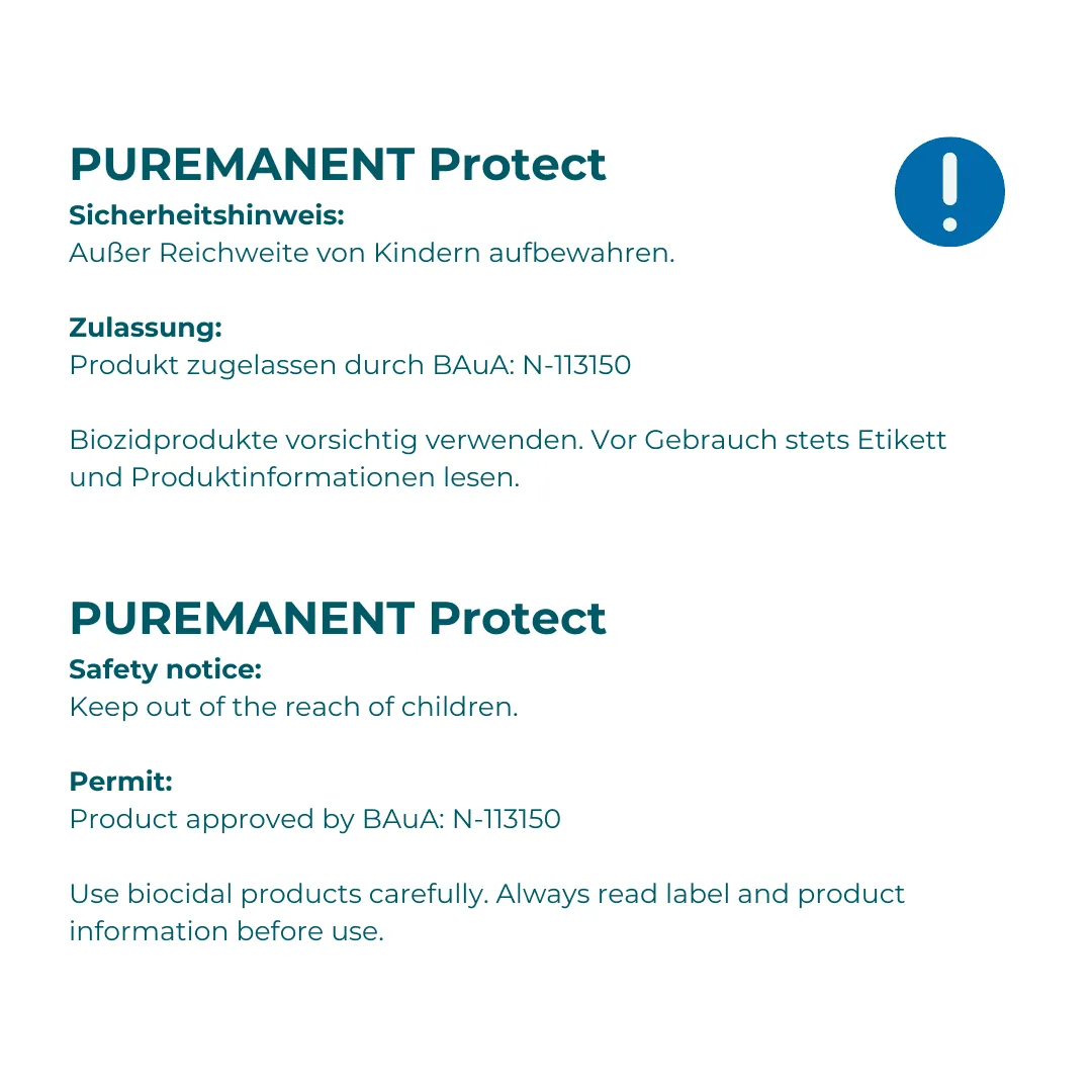 Puremanent Protect Flächendesinfektionsspray 500ml alkoholfrei