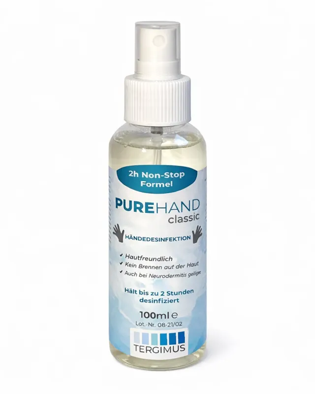 Purehand Classic Händedesinfektion 100 ml alkoholfrei