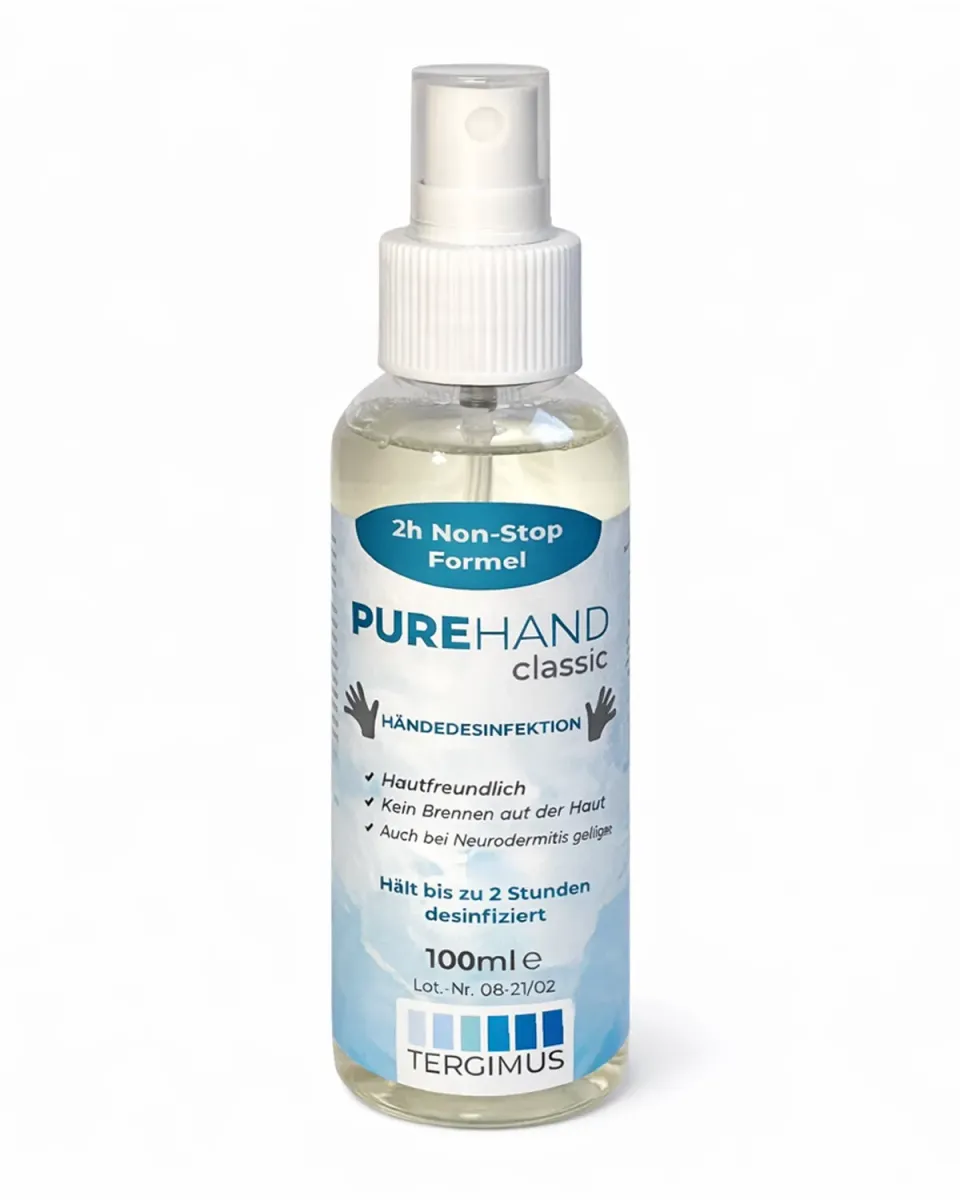 Purehand Classic Händedesinfektion 100 ml alkoholfrei