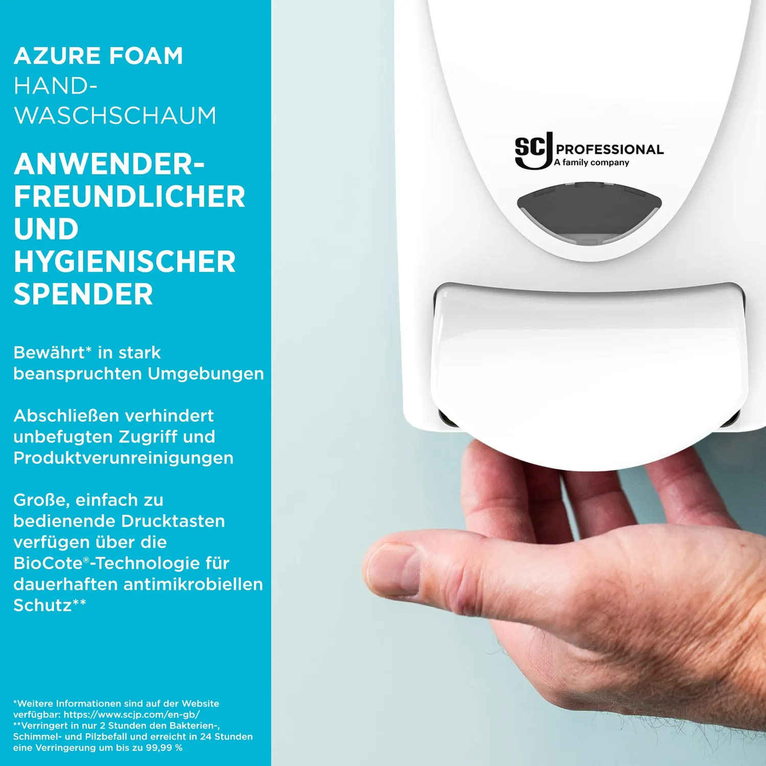 SC Johnson Refresh Azure Foam Starter-Set 1L Schaumseife