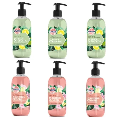 Sagrotan Handseife Mix-Pack Flüssigseife 6x300ml Vorrat