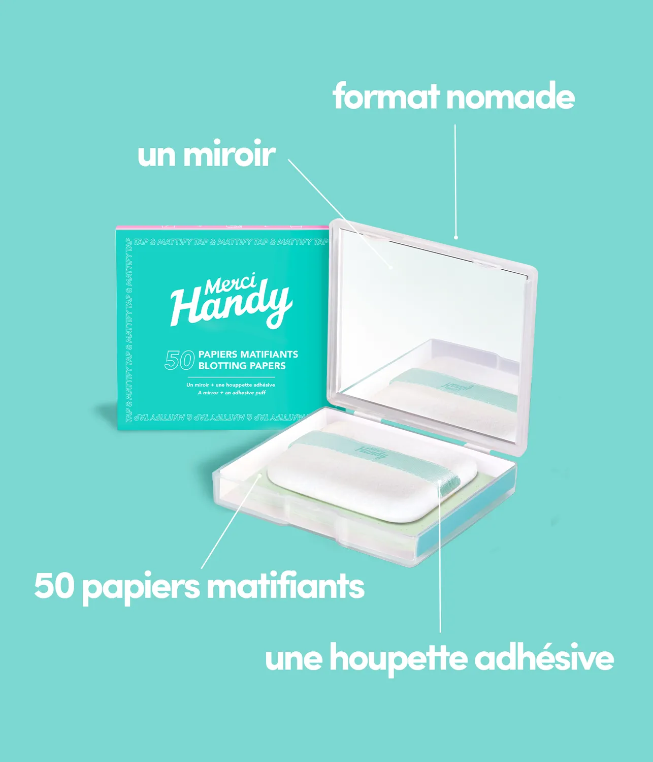 Merci Handy Routine Zéro Brillance Gesichtsset fettige Haut