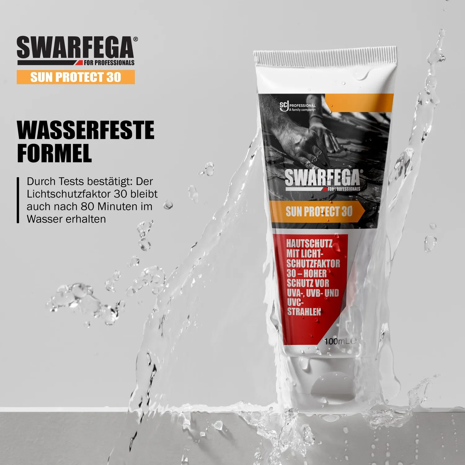 Swarfega Sun Protect Sonnencreme SPF30 100ml wasserfest