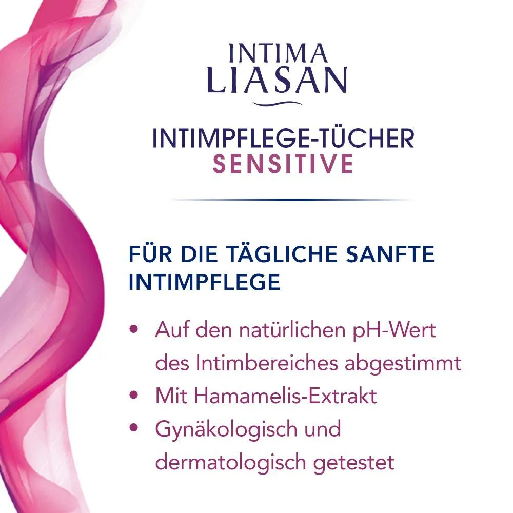 Intima Liasan Sensitive Intimpflegetücher 30 Stück seifenfrei