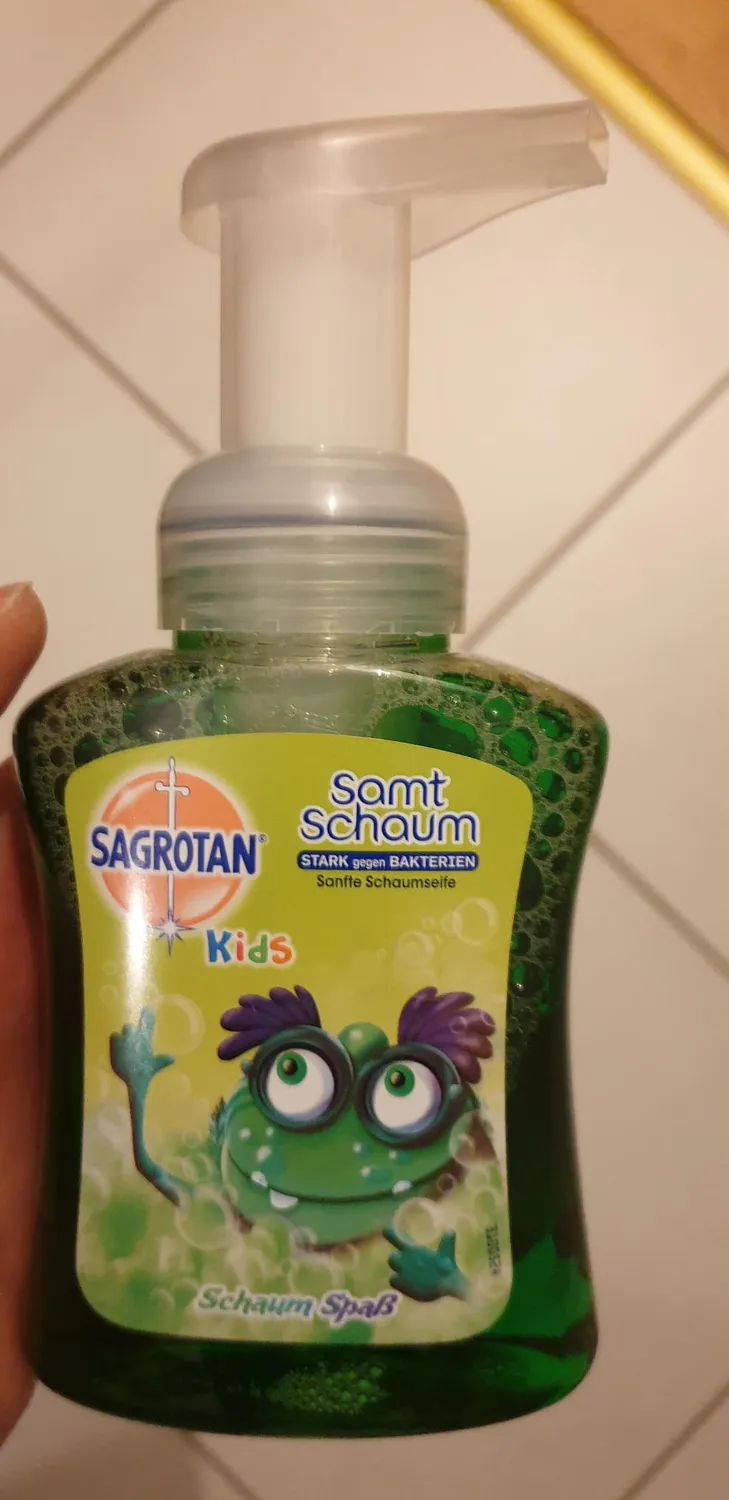 Sagrotan Kids Samt-Schaumseife Erdbeere Schaum 6x250 ml