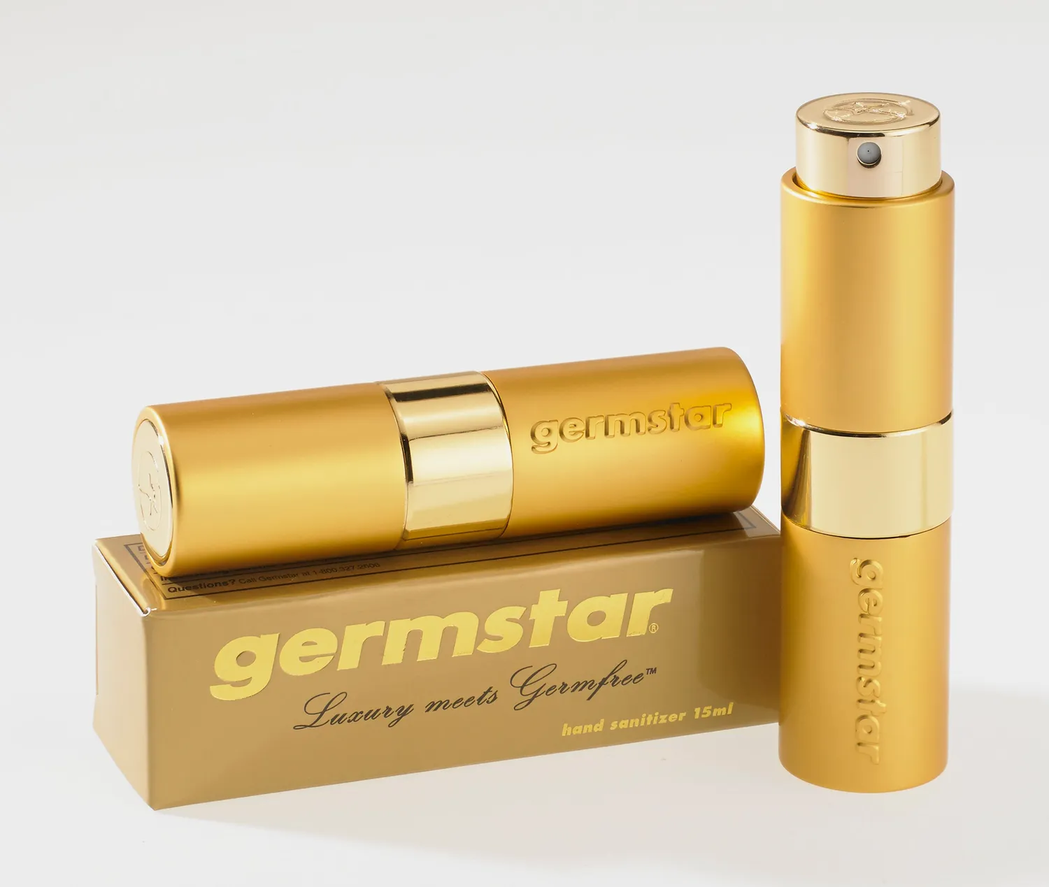 PURLUXE Gold Twist Open Handdesinfektion 15 ml Aqua