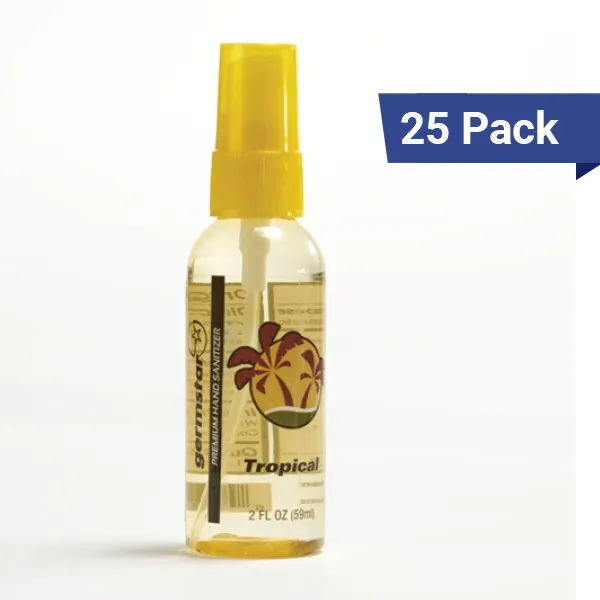 Germstar 2oz Sprühflaschen Tropical 25er Pack mit Duft