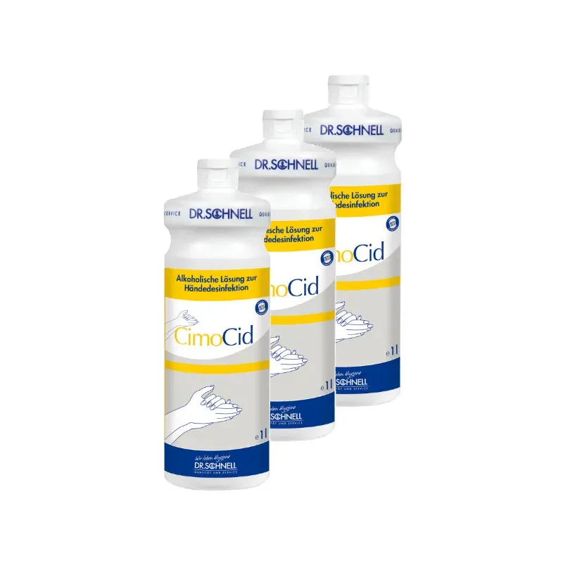 Dr. Schnell CimoCid Handdesinfektion Flüssig 12er-Pack viruzid