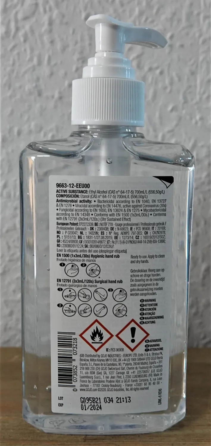 Purell Advanced Händedesinfektionsmittel 4x300ml unparfümiert