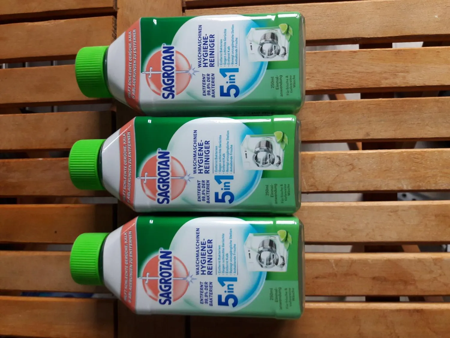 Sagrotan Waschmaschinen Hygiene-Reiniger Limette 3x250ml