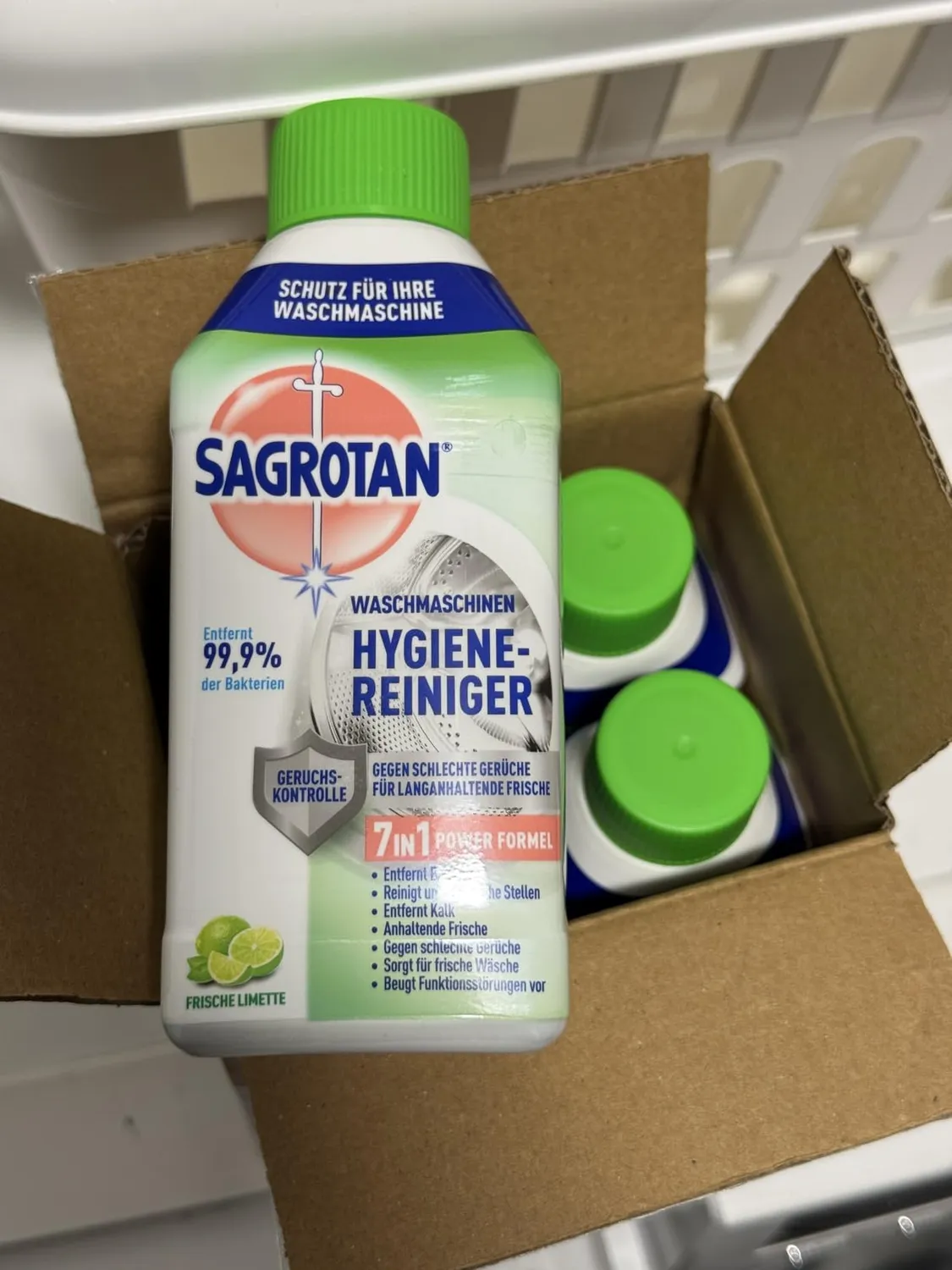 Sagrotan Waschmaschinen Hygiene-Reiniger Limette 4x250ml