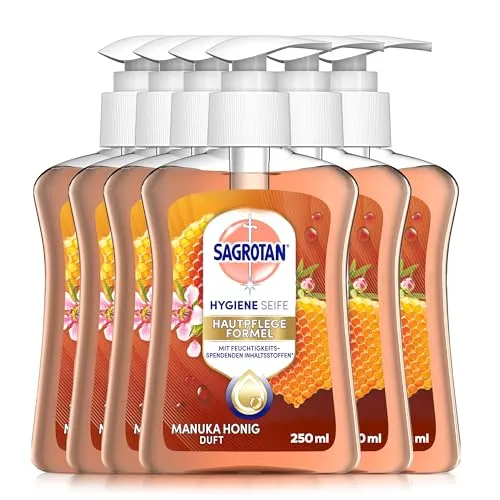 Sagrotan Handseife Manuka Honig Flüssigseife 6x250ml Pflege