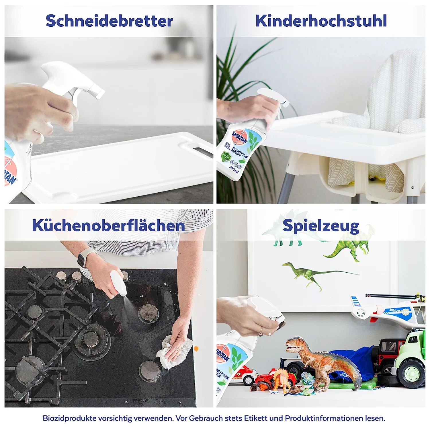 Sagrotan Desinfektions-Reiniger Spray 500ml ohne Bleiche