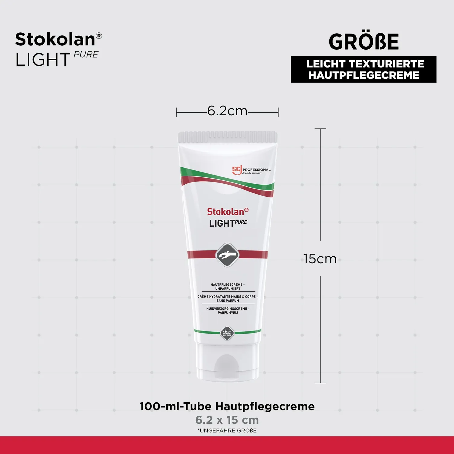 Stokolan Light Pure Hautcreme 100 ml parfümfrei