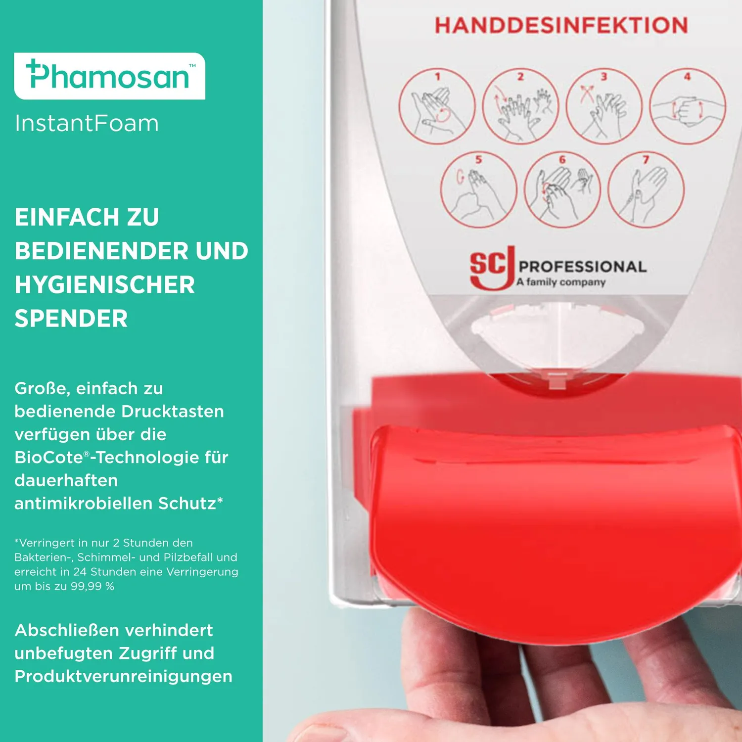 SC Johnson Proline Seven Circles Spender 1L Desinfektion