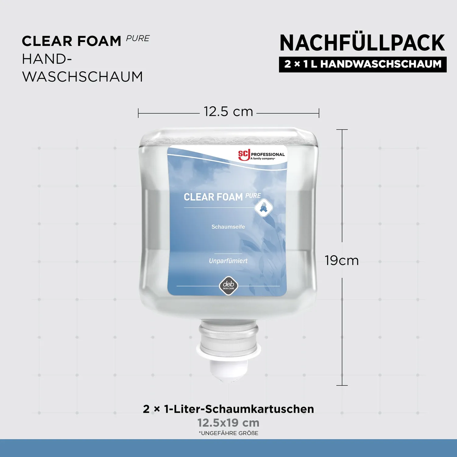 SC Johnson Professional Clear Foam Pure Schaumseife 2x1L duftfrei