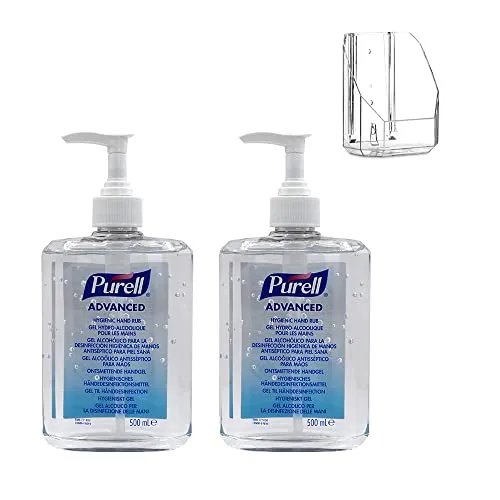 Purell Advanced Händedesinfektionsmittel 2x500ml Pumpflasche unparfümiert