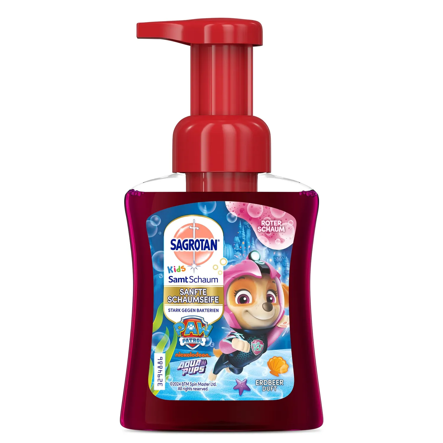 Sagrotan Kids Samt-Schaumseife Erdbeere Schaum 6x250 ml