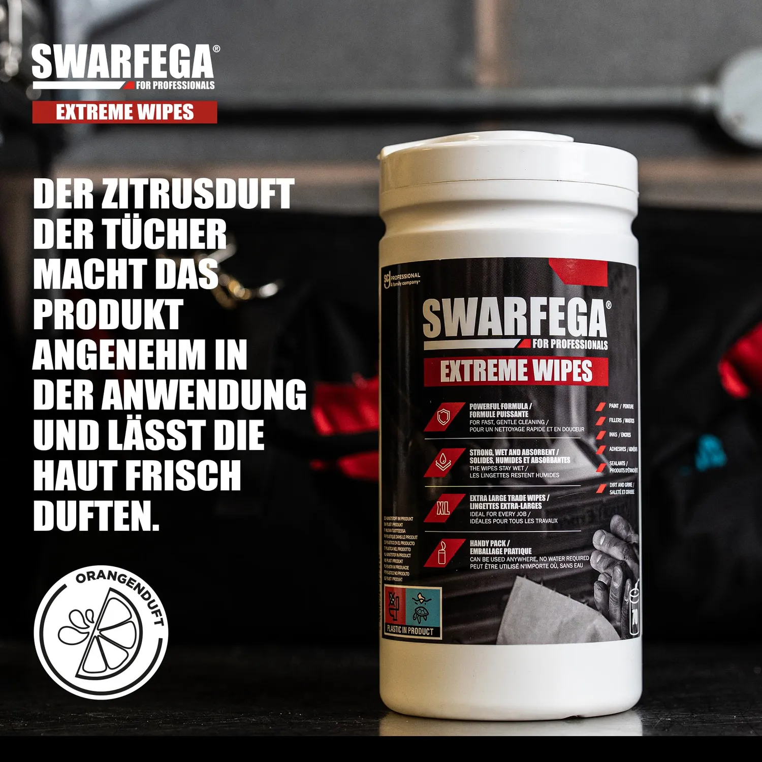 Swarfega Extreme Handreinigungstücher 70 Stück Farbe Schmutz