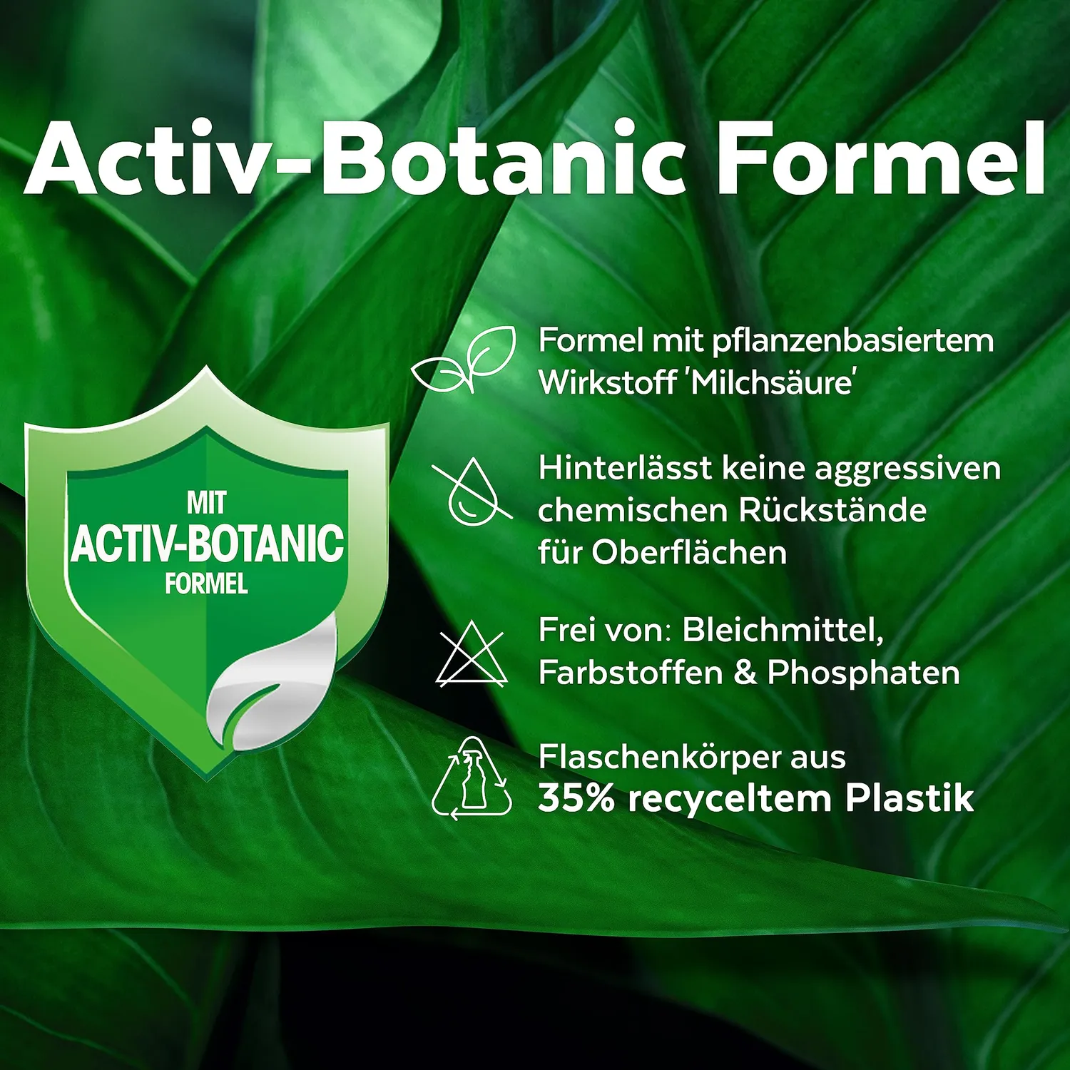 Sagrotan 2in1 Allzweck-Reiniger Spray 6x750 ml Apfel-Blüte