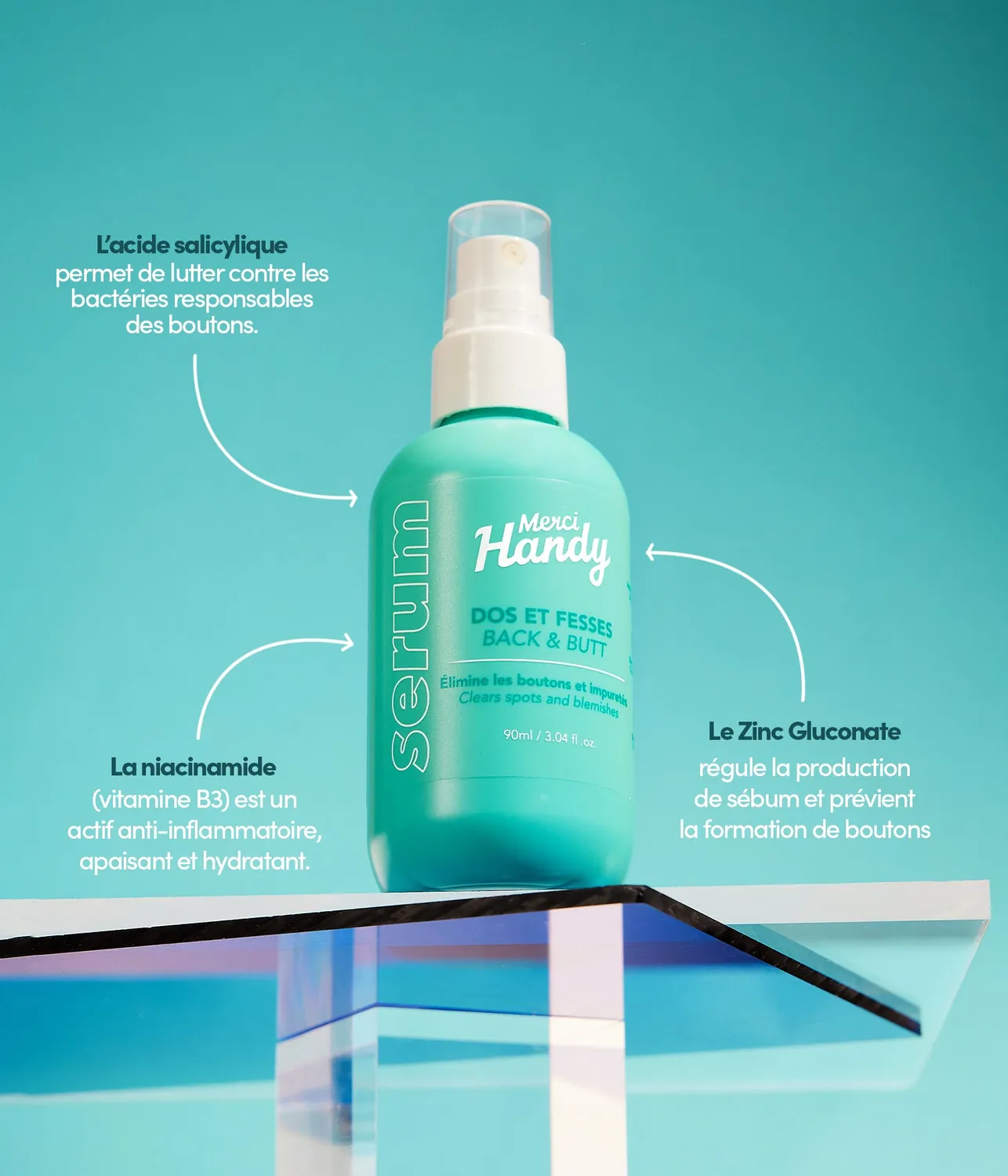 Merci Handy Dos & Fesses Körperserum gegen Pickel
