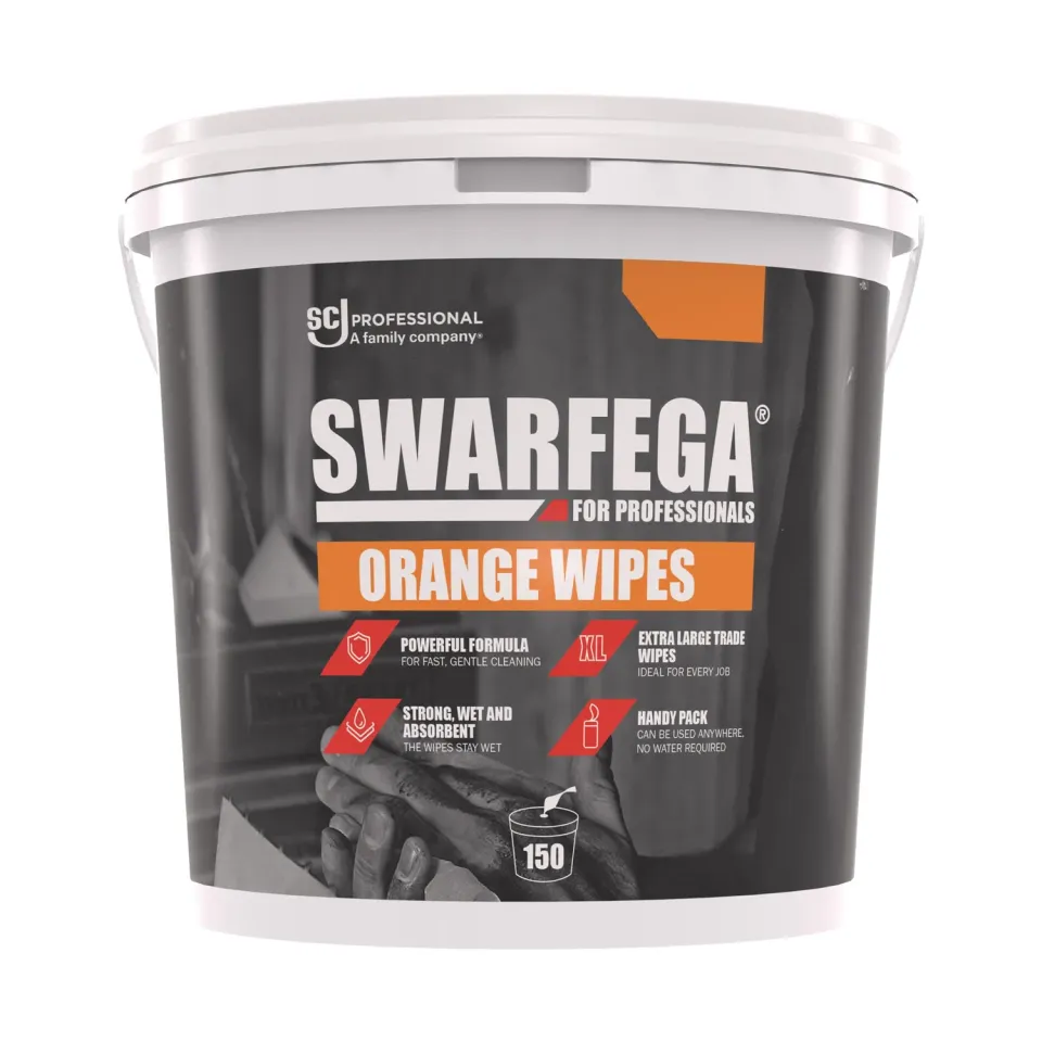 Swarfega Orange Handreinigungstücher 150 Stück ohne Wasser