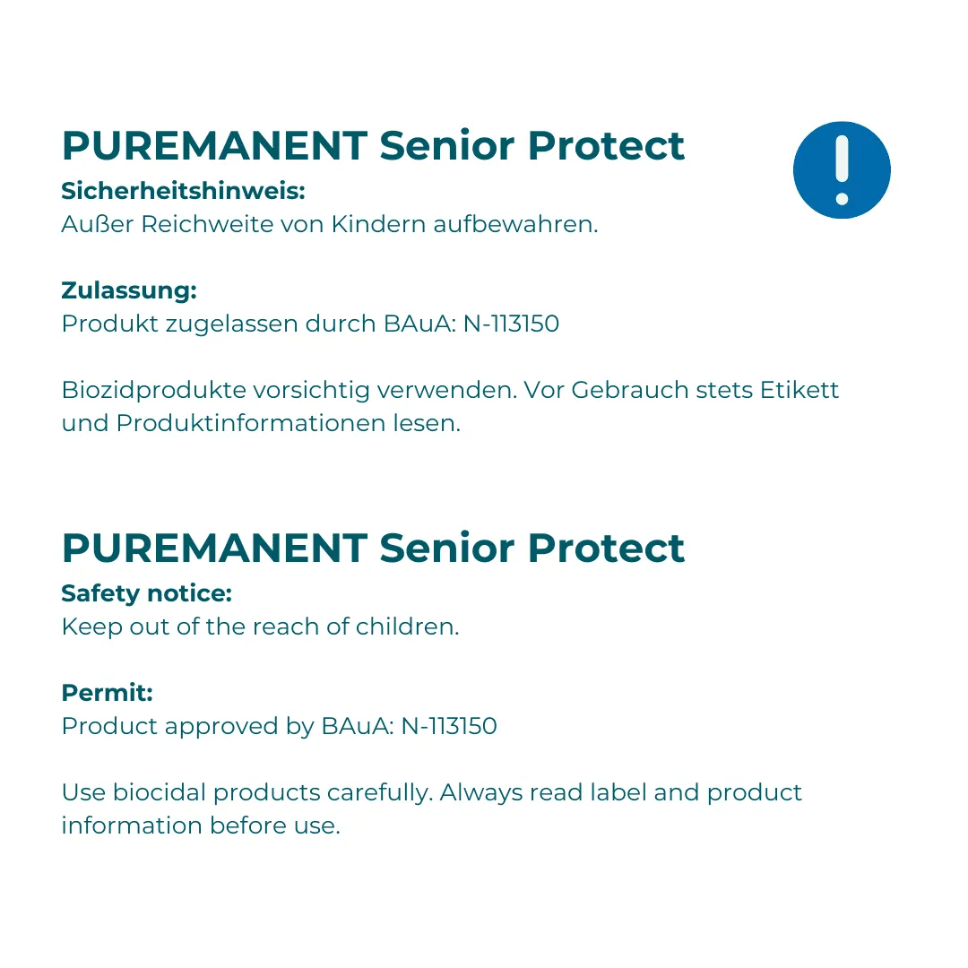 TERGIMUS PUREMANENT Senior Protect Tücher Spenderdose 24h