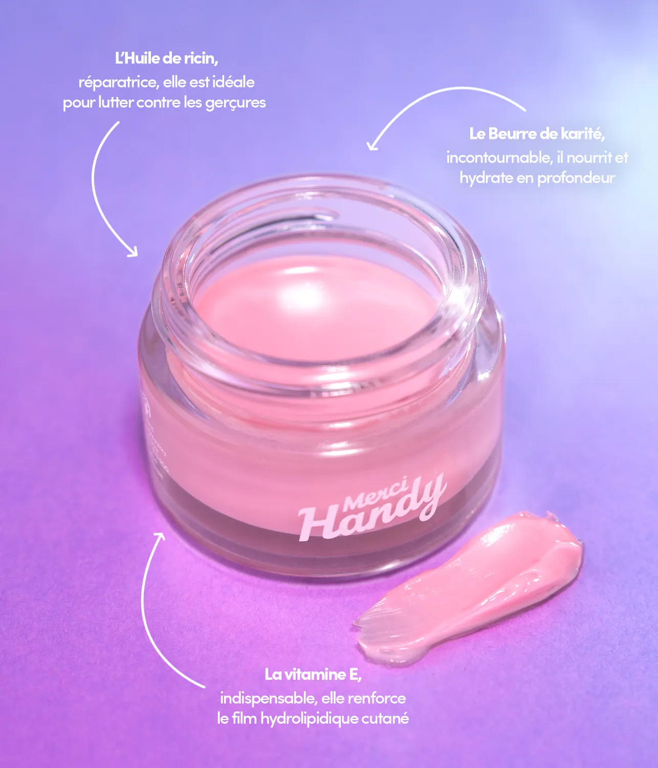 Merci Handy Baume Lèvres Lippenbalsam Sheabutter