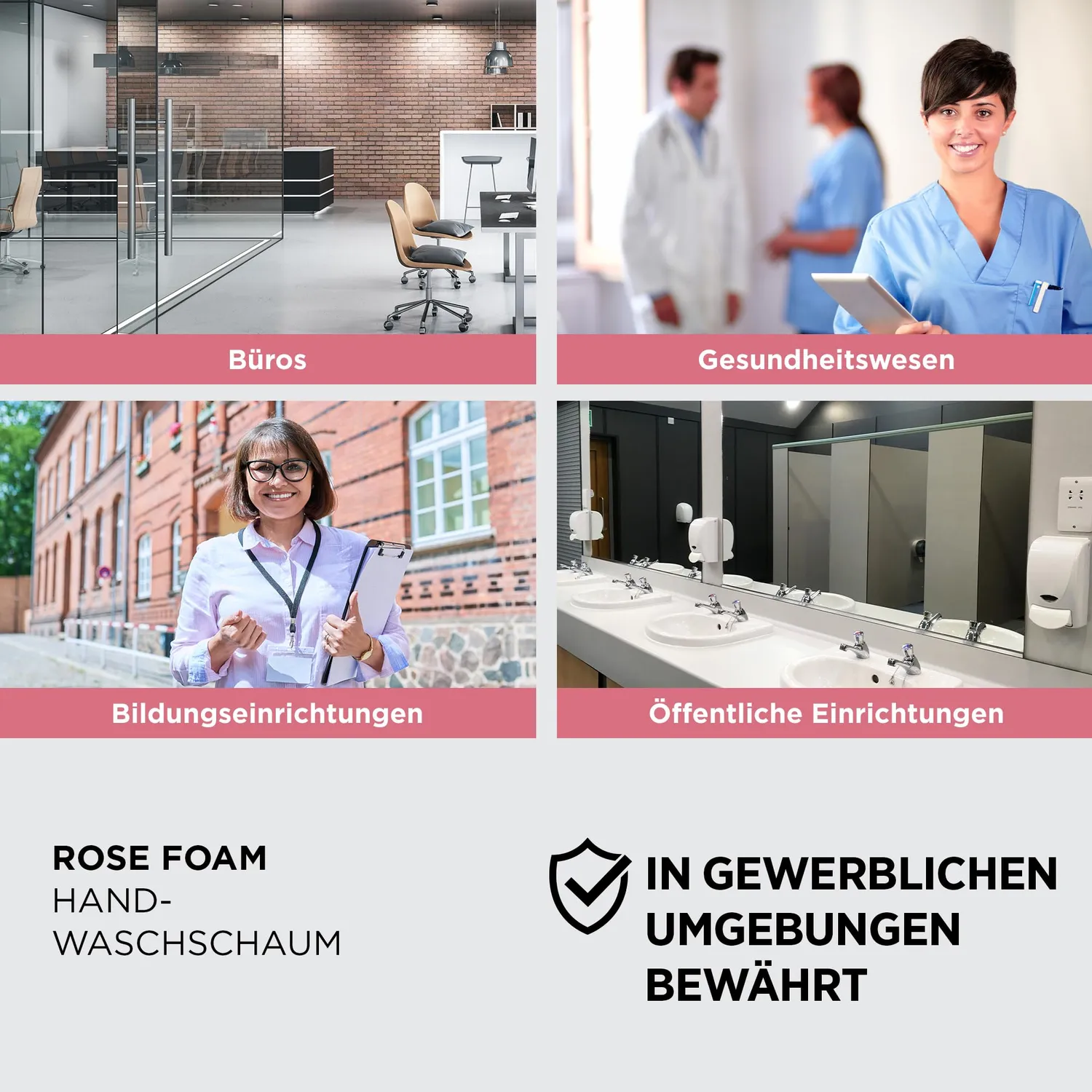 SC Johnson Professional Refresh Rose Foam Schaumseife 1 L Rosenduft