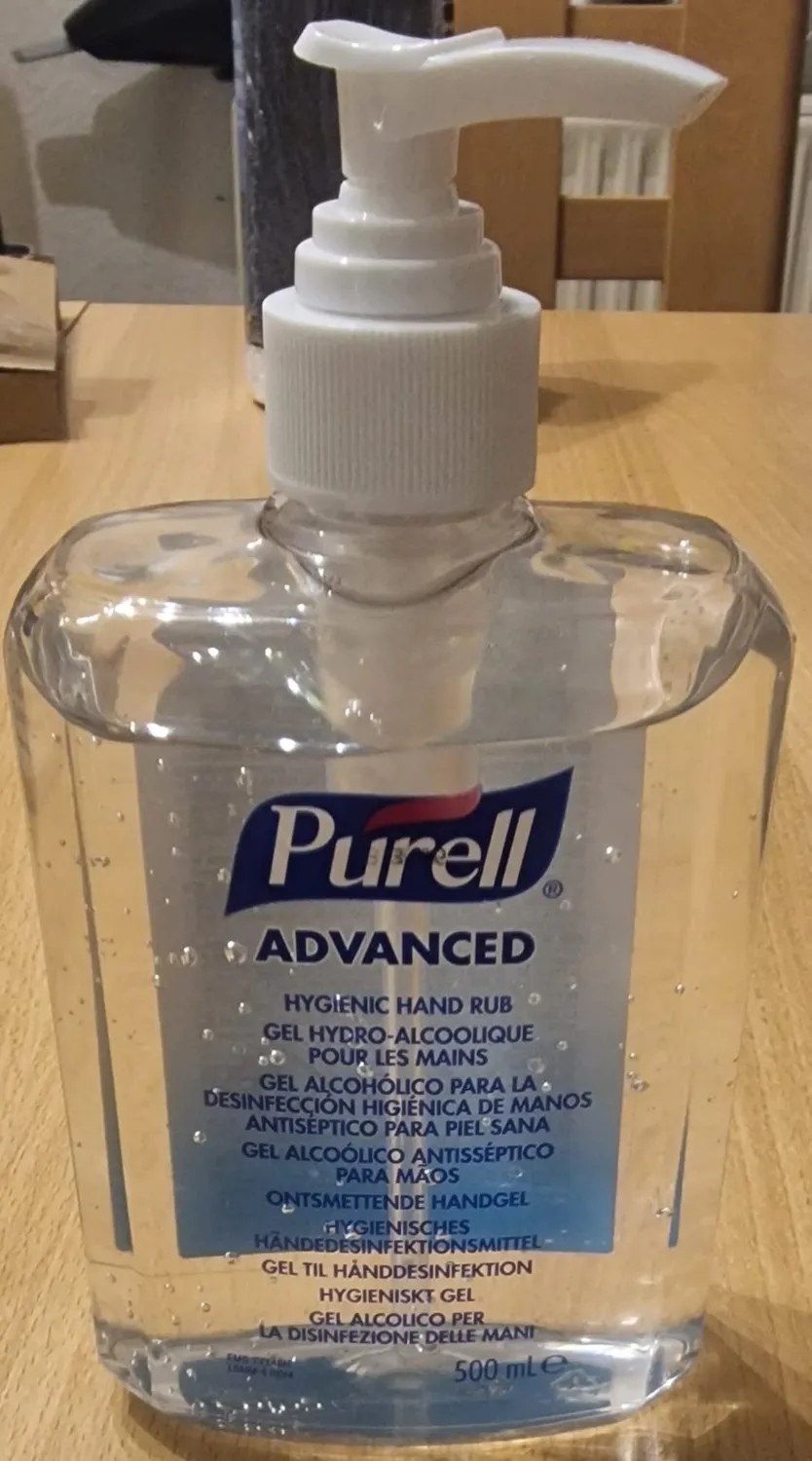 Purell Advanced Händedesinfektionsgel 500ml Pumpflasche unparfümiert