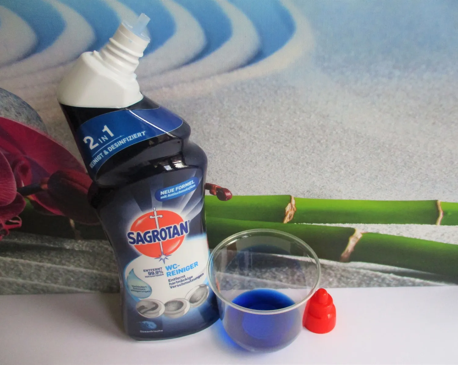 Sagrotan WC-Reiniger Ozeanfrische Gel 4x750ml Antischmutzfilm