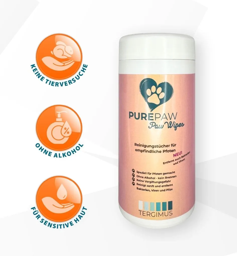 Purepaw Paw Wipes Pfotentücher alkoholfrei