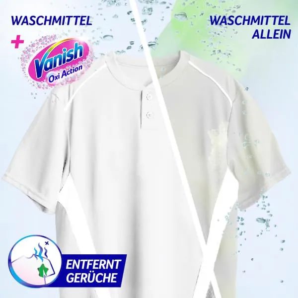 Sagrotan Hygienespüler 1,5L + Vanish Powerweiss 550g Set frisch