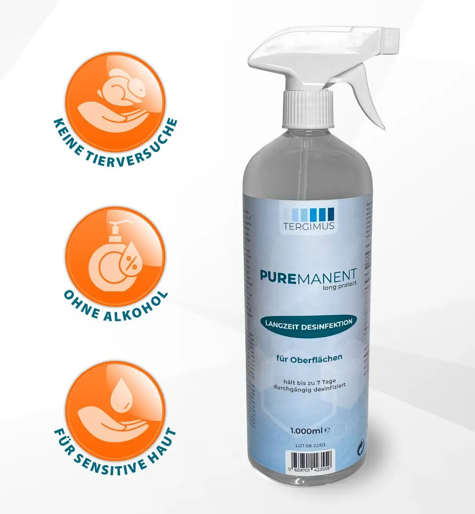 TERGIMUS PUREMANENT Long Protect Flächendesinfektion 1000 ml