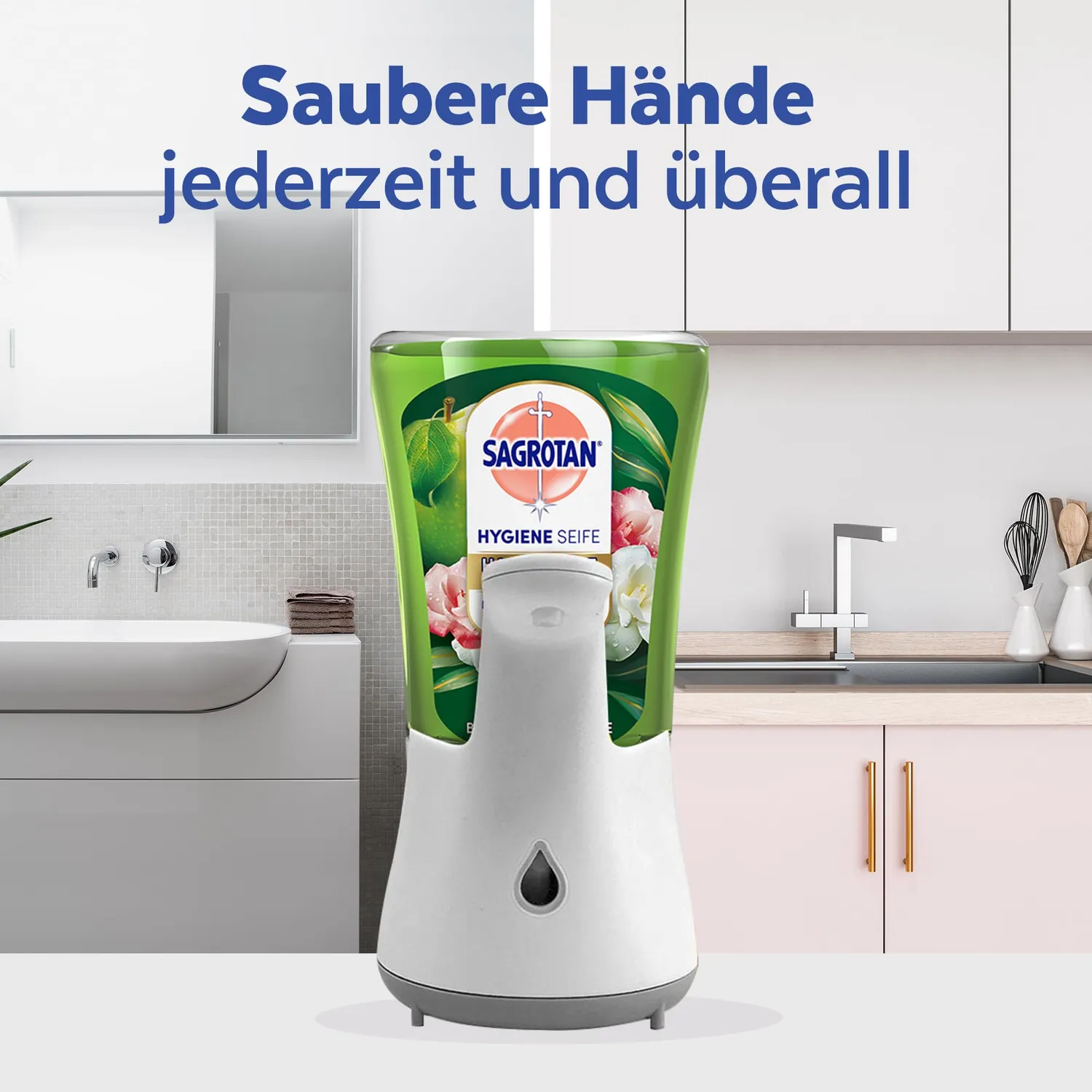 Sagrotan No-Touch Nachfüller Handseife Apfelwiese 5x250ml