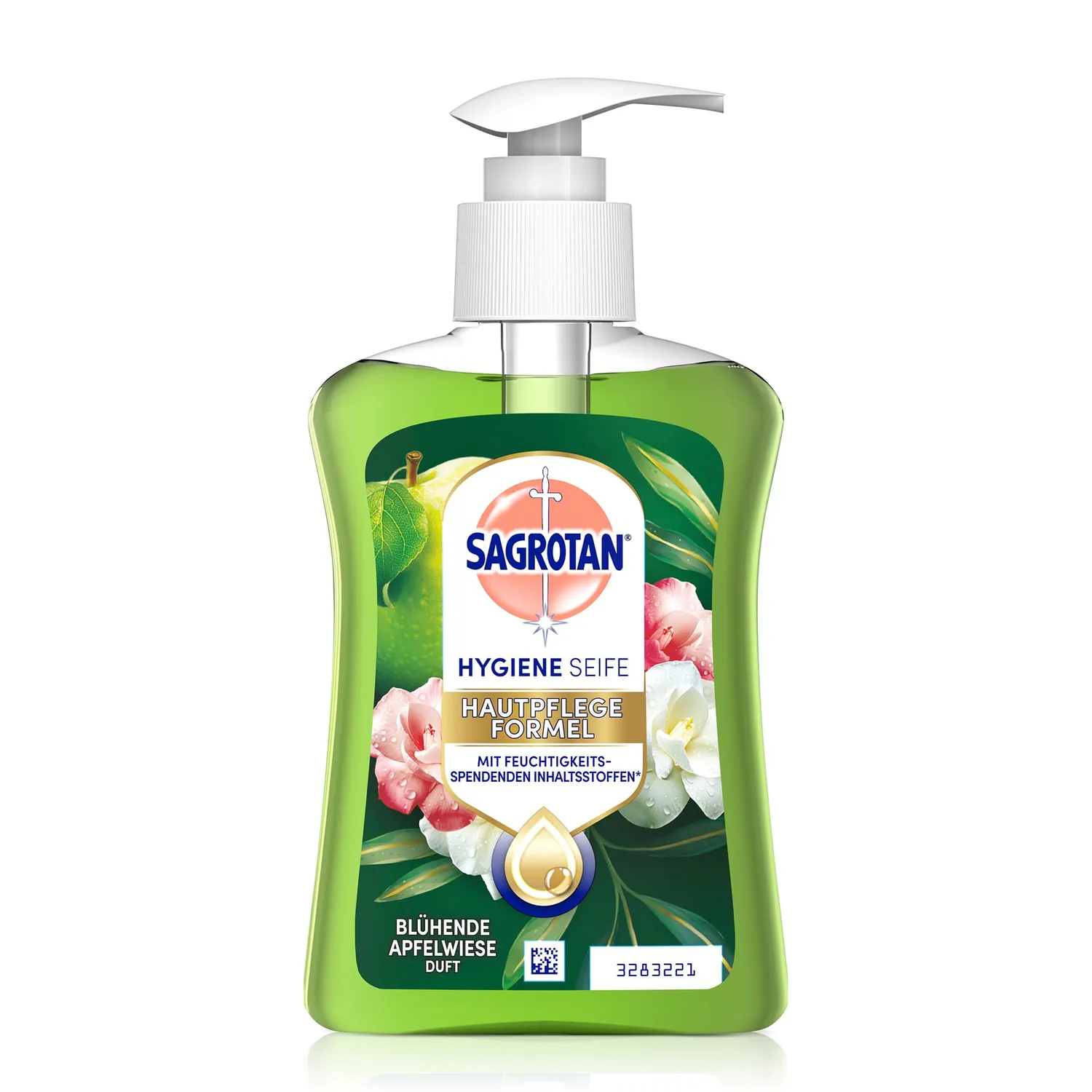 Sagrotan Blühende Apfelwiese Handseife 250ml Apfel feuchtigkeitsspendend
