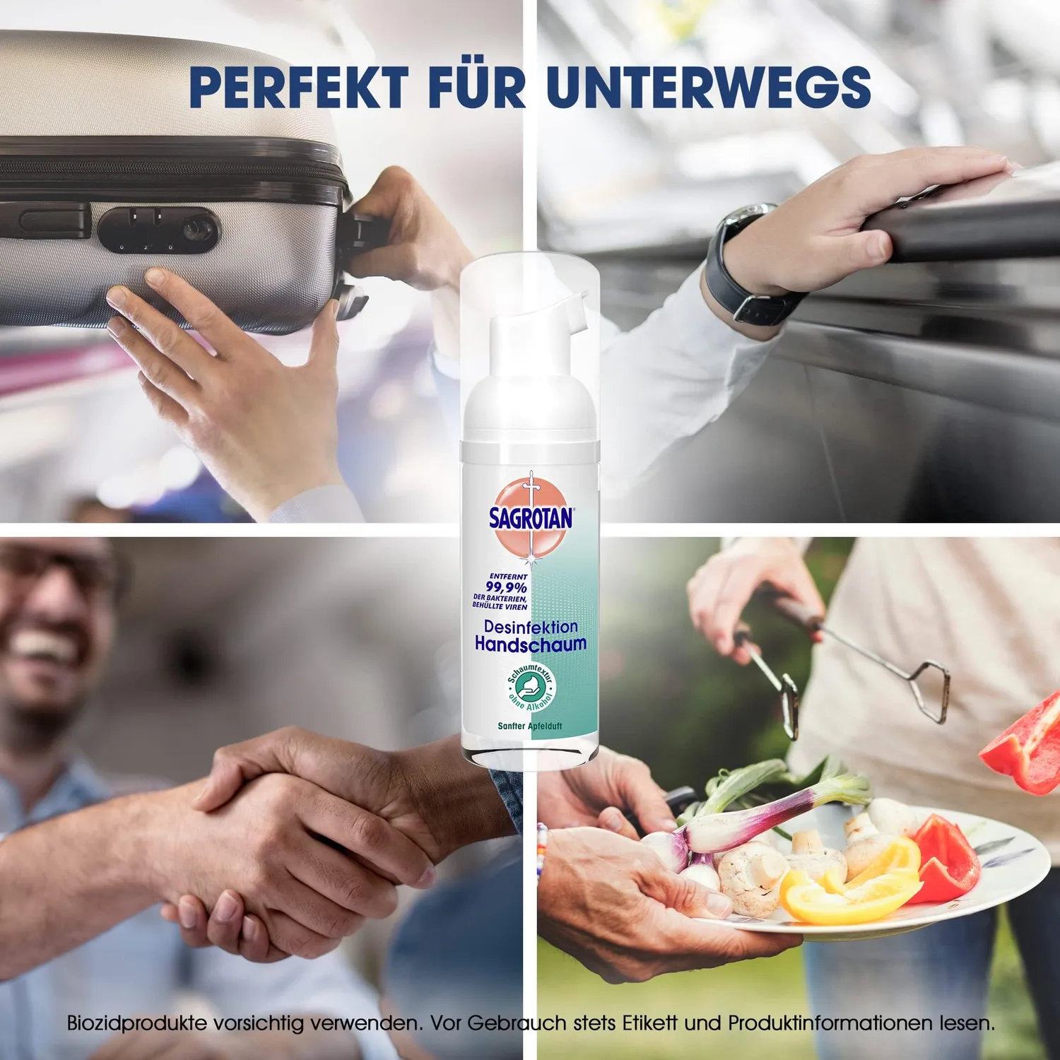 Sagrotan Desinfektion Handschaum 12x50ml alkoholfrei