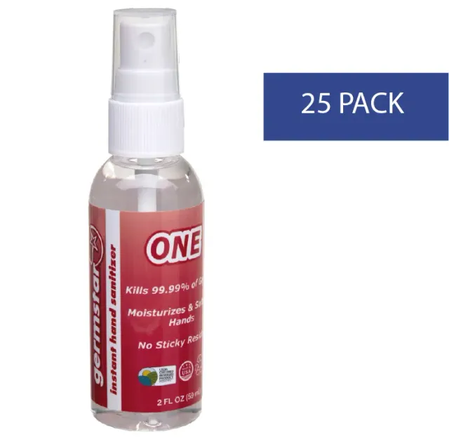 Germstar ONE Händedesinfektion Spray 2oz 25er Pack Spearmint