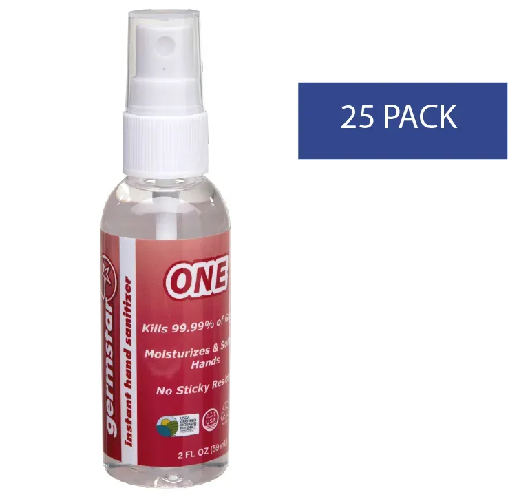 Germstar ONE Händedesinfektion Spray 2oz 25er Pack Spearmint